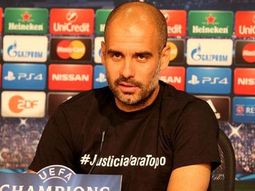 la uefa quiere castigar a guardiola por su apoyo a la familia del topo lopez la uefa quiere castigar a guardiola por su apoyo a la familia del topo lopez