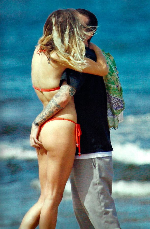 Él marca su territorio