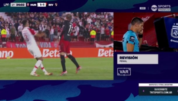 Doble expulsión en Huracán vs River: Colidio y Carrizo vieron la roja tras una pelea