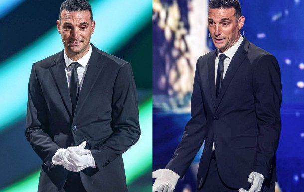 Lionel Scaloni en el sorteo del Mundial 2026. Lionel Scaloni en el sorteo del Mundial 2026.