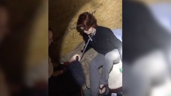 La mujer estuve encerrada dos meses La mujer estuve encerrada dos meses