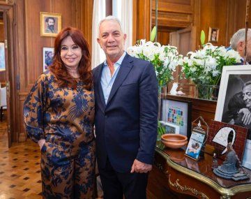 Cristina recibió en su despacho al intendente electo de La Plata