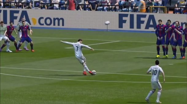 Para Messi que lo mira por tevé: mirá el mejor gol de Cristiano Ronaldo en el FIFA 15