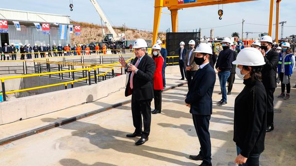 AySA festeja sus 15 años con Alberto Fernández y Malena Galmarini