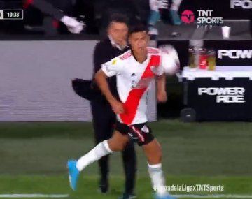La reacción de Marcelo Gallardo con un jugador de River: ¿le tiró un manotazo?