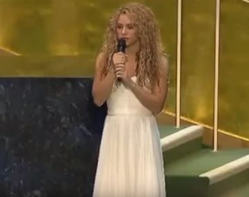 Shakira cantó Imagine en las  Naciones Unidas