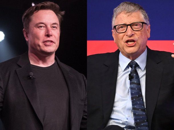Se filtraron chats privados entre Elon Musk y Bill Gates