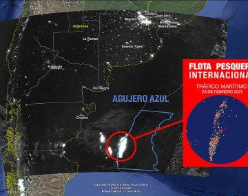 Agujero Azul: el lugar donde buques de pesca extranjeros saquean el Mar Argentino