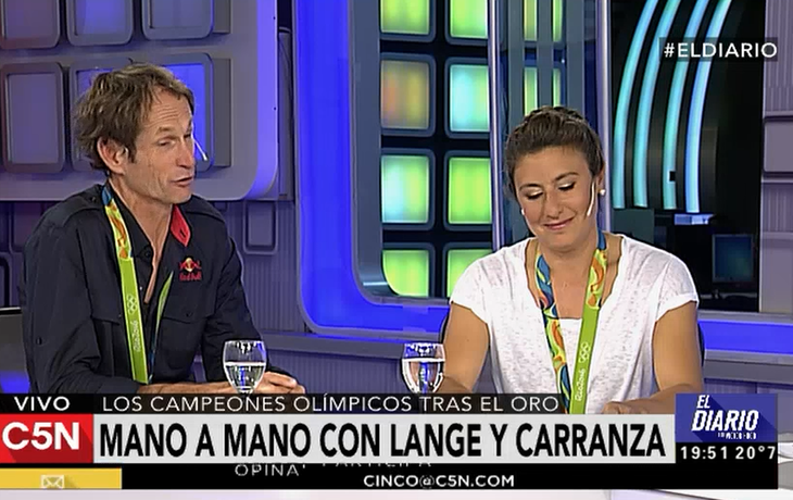 Lange y Carranza, en un mano a mano imperdible con Víctor Hugo 