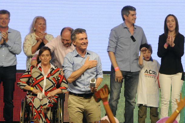 Los festejos de Macri presidente