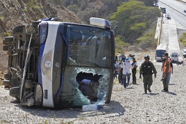Las imágenes del accidente del plantel de Huracan