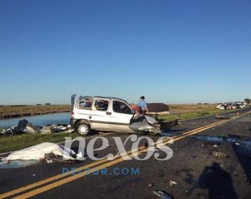 Córdoba: cinco muertos por un choque frontal en Laboulaye