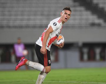 Rafael Santos Borr&eacute; anot&oacute; uno de los ocho goles de River ante Deportivo Binacional por la Copa Libertadores