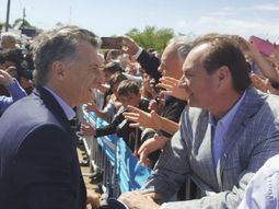 Macri y Pedro Dellarossa - Crédito:&nbsp;@DellarossaMsJz‏