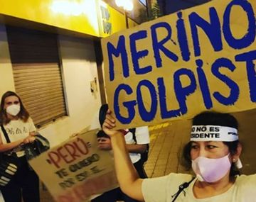 Perú, en crisis por la destitución de Martín Vizcarra. Crédito: @nbelloam