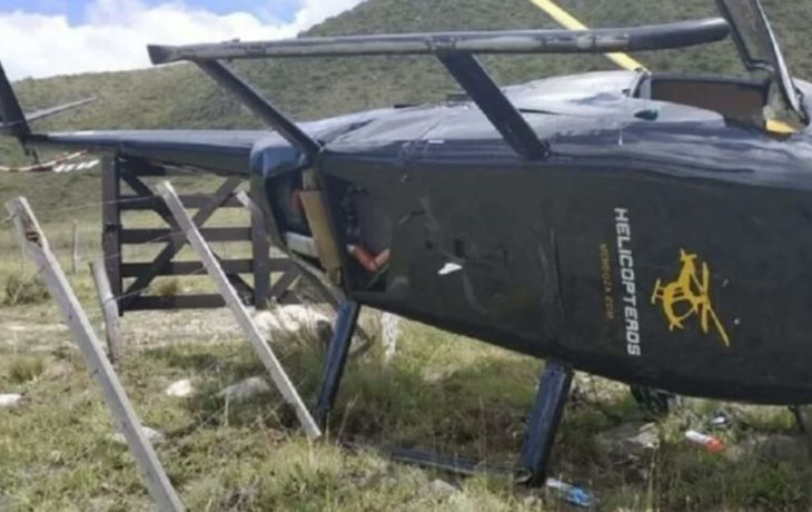 Se estrelló un helicóptero del Ejército en Mendoza con cinco solados adentro