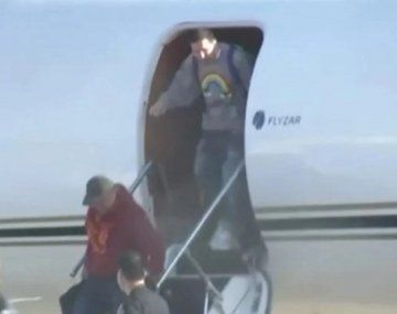 Messi llegó al país para el partido de la Selección de este viernes