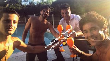 Mariano Martínez y su brindis de fin de año Mariano Martínez y su brindis de fin de año