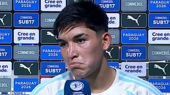 La picante frase de un futbolista de la Selección Sub-17 tras la caída en la final ante Colombia