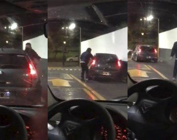 Identificaron al dueño del auto que casi aplasta a una mujer en un local de comidas rápidas