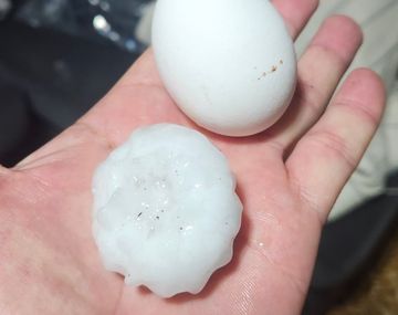 Fotos y videos de la tormenta y granizo en Buenos Aires