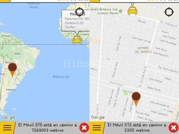 Pidió un taxi y el coche estaba en África. Gentileza de El Litoral Pidió un taxi y el coche estaba en África. Gentileza de El Litoral