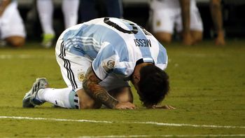 El llanto de Messi, uno de los momentos más recordados El llanto de Messi, uno de los momentos más recordados