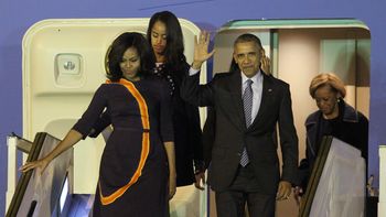 la llegada de barack obama al pais en fotos la llegada de barack obama al pais en fotos