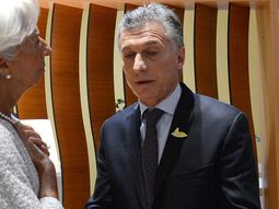 Christine Lagarde y Mauricio Macri