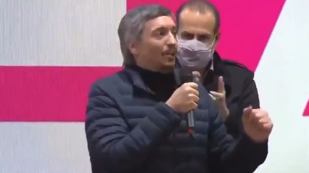 Sergio, ¿tajaí?: la broma de Máximo Kirchner a Sergio Massa