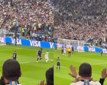 Así se vio la sensacional jugada de Messi desde la tribuna