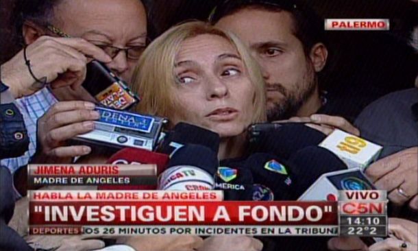 Ella está en el cielo, va a iluminar a la Justicia para que obre