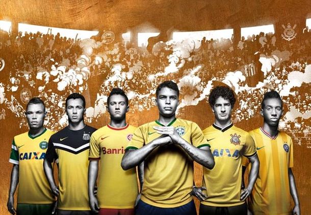 Los equipos brasileños homenajean a su Selección en el año del Mundial