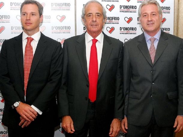 Rodolfo DOnofrio confirmó la fórmula oficialista en las próximas elecciones de River