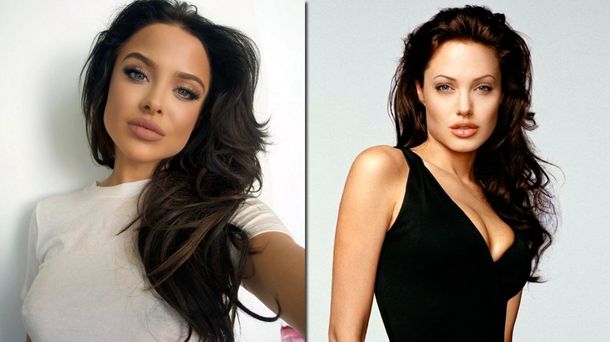 Conocé a la doble de Angelina Jolie que revoluciona las redes sociales