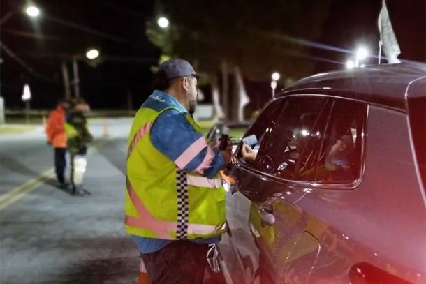 Uno de los controles realizados por la Agencia Nacional de Seguridad Vial (ANSV).