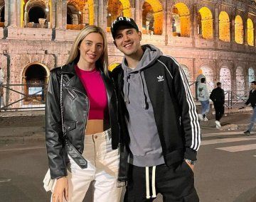 Las fotos de Exequiel Palacios junto a su presunta amante en Alemania