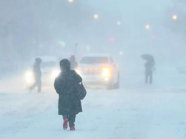 El este de los Estados Unidos quedó blanco tras el paso de una ciclogénesis explosiva