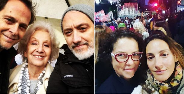 Los famosos se manifestaron en contra del 2x1 para los genocidas