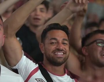 Un ídolo en la tribuna: Lautaro Acosta estuvo en el Maracaná para ver a Lanús campeón