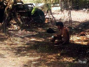 El terrible estado en que se encuentra el joven