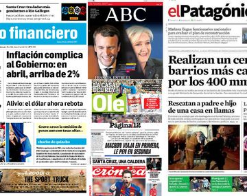 Mirá las tapas de los diarios