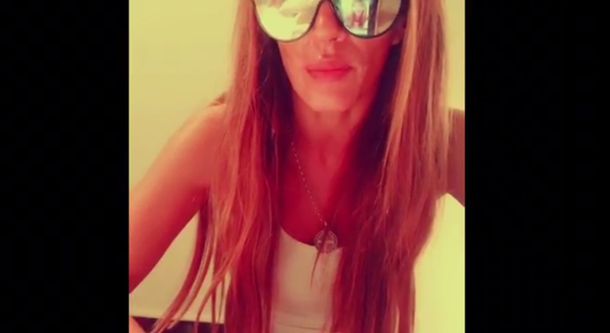 Natacha Jaitt grabló un video contando su versión del día de furia en Comodoro Py