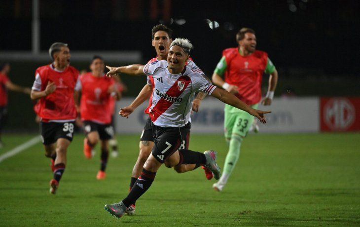 River le ganó sobre la hora a Carabobo en Venezuela.&nbsp;