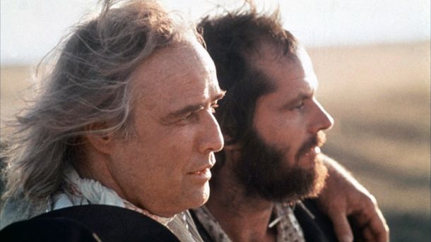 Marlon Brando y Jack Nicholson en 'Missouri'. Marlon Brando y Jack Nicholson en 'Missouri'.