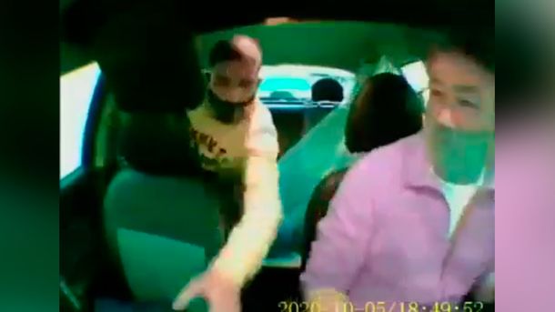 Te meto un tiro, quedate quieto: impresionante video del robo a un taxista