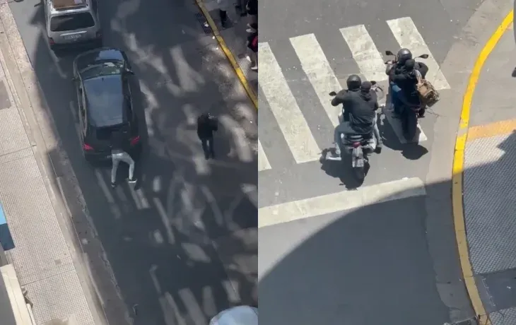 Impresionante salidera bancaria en el microcentro: motochorros se llevaron $3 millones