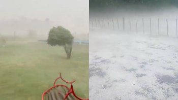 impresionante paso de un tormenton con granizo en buenos aires: los videos impresionante paso de un tormenton con granizo en buenos aires: los videos