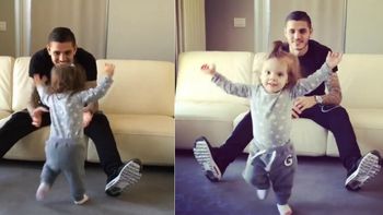 videos: la hija de wanda nara y mauro icardi comenzo a caminar videos: la hija de wanda nara y mauro icardi comenzo a caminar