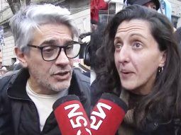 Echarri y Lola Berthet, frente a la casa de Cristina: La derecha revivió al peronismo